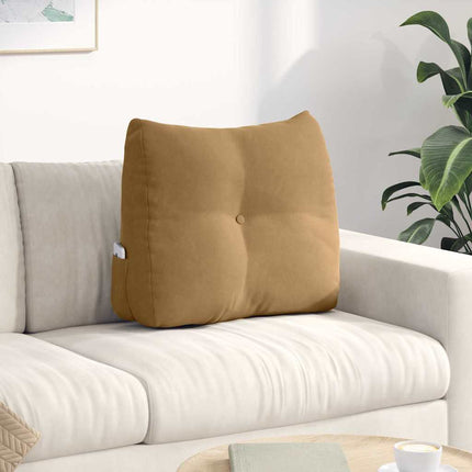 Ryggkudde Brun 60 x 24 x 50 cm Sammet