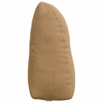 Ryggkudde Brun 60 x 24 x 50 cm Sammet