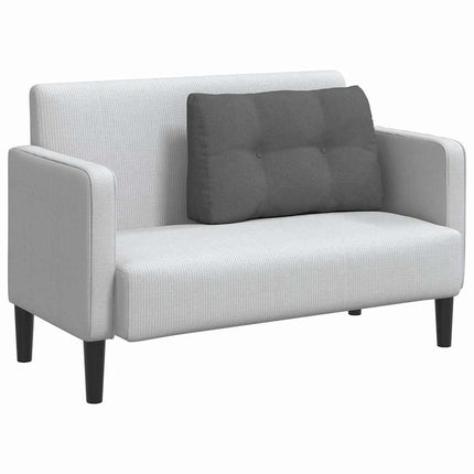 Ryggkudde Mörkgrå 80 x 24 x 50 cm tyg