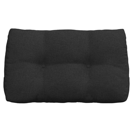 Ryggkudde Svart 80 x 24 x 50 cm tyg