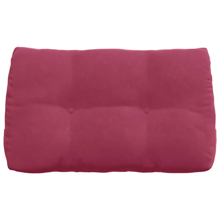 Ryggkudde Vinröd 80 x 24 x 50 cm Sammet