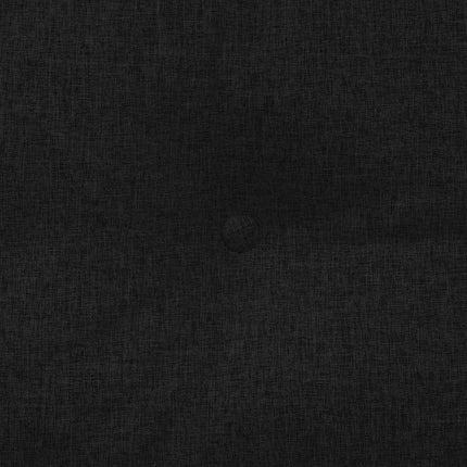 Ryggkudde Svart 100 x 24 x 50 cm tyg