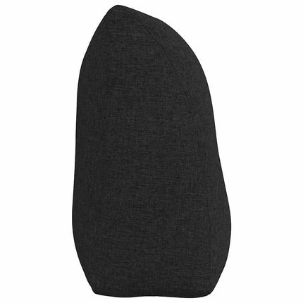 Ryggkudde Svart 100 x 24 x 50 cm tyg