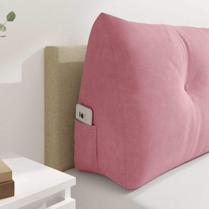 Ryggkudde Rosa 100 x 24 x 50 cm Sammet