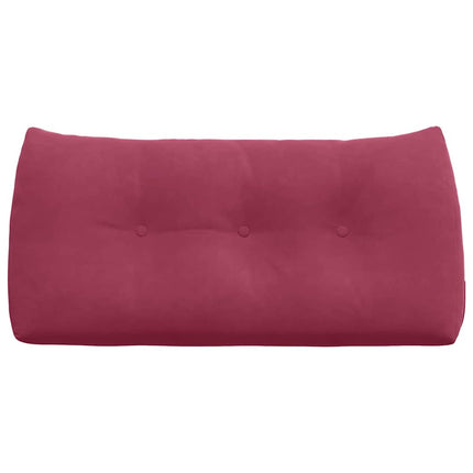 Ryggkudde Vinröd 100 x 24 x 50 cm Sammet