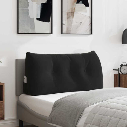 Ryggkudde Svart 100 x 24 x 50 cm Sammet