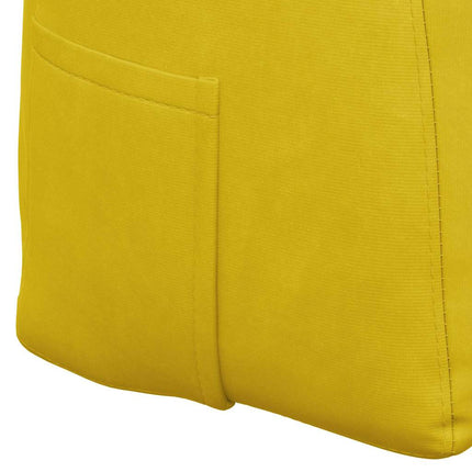 Ryggkudde Gul 100 x 24 x 50 cm Sammet