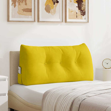 Ryggkudde Gul 100 x 24 x 50 cm Sammet