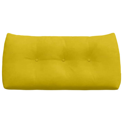 Ryggkudde Gul 100 x 24 x 50 cm Sammet