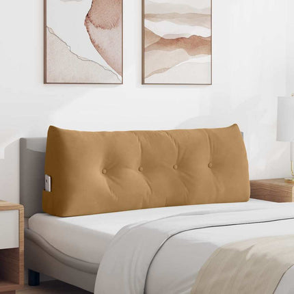Ryggkudde Brun 120 x 24 x 50 cm Sammet