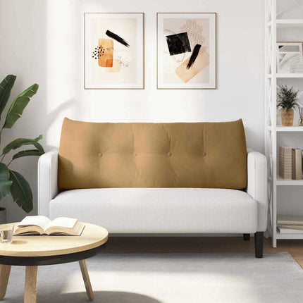 Ryggkudde Brun 120 x 24 x 50 cm Sammet