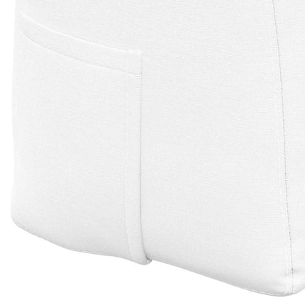 Ryggkudde Vit 140 x 24 x 50 cm tyg