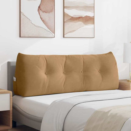 Ryggkudde Brun 140 x 24 x 50 cm Sammet