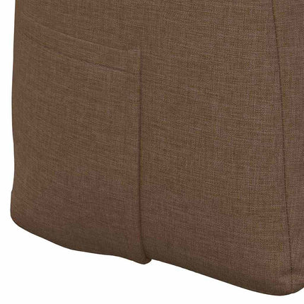 Ryggkudde Brun 160 x 24 x 50 cm tyg