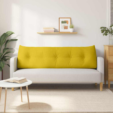 Ryggkudde Gul 160 x 24 x 50 cm Sammet