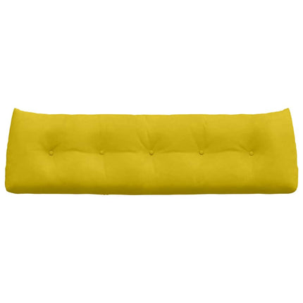 Ryggkudde Gul 160 x 24 x 50 cm Sammet