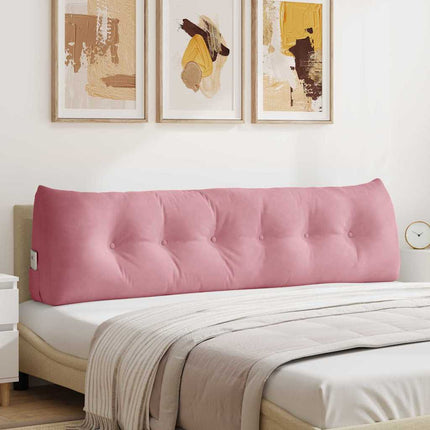 Ryggkudde Rosa 180 x 24 x 50 cm Sammet