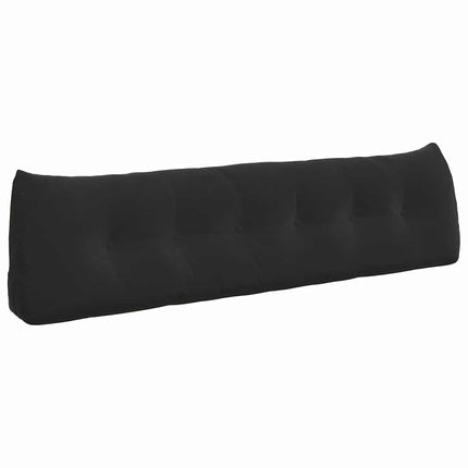 Ryggkudde Svart 180 x 24 x 50 cm Sammet