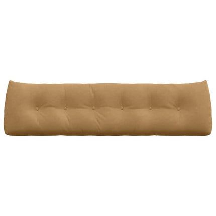 Ryggkudde Brun 180 x 24 x 50 cm Sammet
