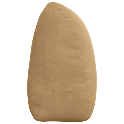 Ryggkudde Brun 180 x 24 x 50 cm Sammet