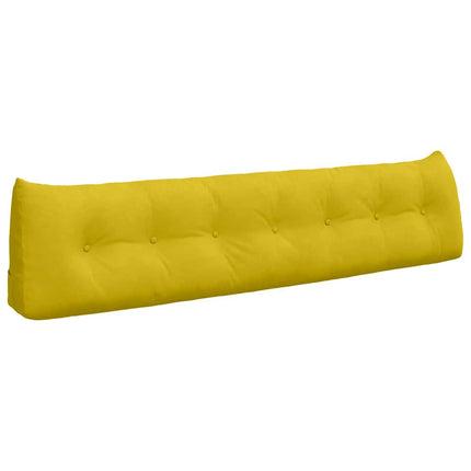 Ryggkudde Gul 200 x 24 x 50 cm Sammet