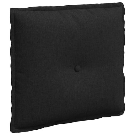 Ryggkudde Svart 50 x 19 x 45 cm tyg
