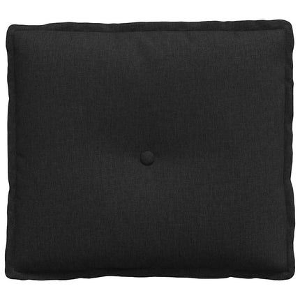 Ryggkudde Svart 50 x 19 x 45 cm tyg
