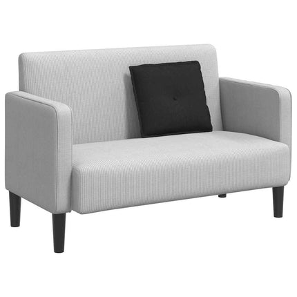 Ryggkudde Svart 50 x 19 x 45 cm tyg