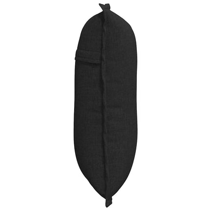 Ryggkudde Svart 50 x 19 x 45 cm tyg