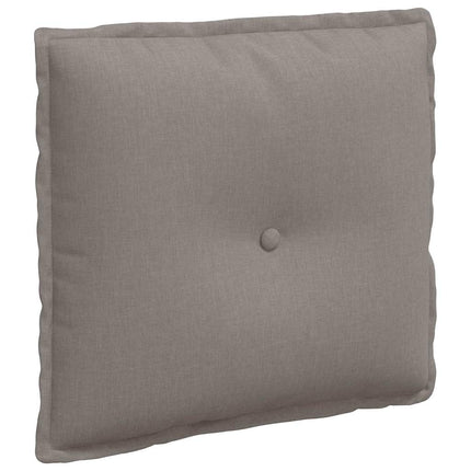 Ryggkudde Taupe 50 x 19 x 45 cm tyg