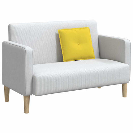 Ryggkudde Ljusgul 50 x 19 x 45 cm tyg