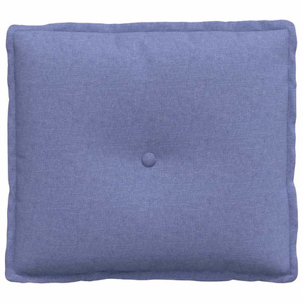 Ryggkudde Jeansblå 50 x 19 x 45 cm tyg