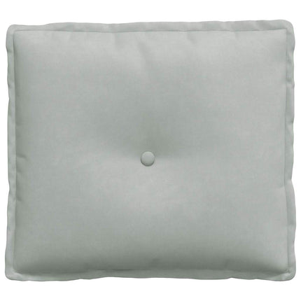 Ryggkudde Ljusgrå 50 x 45 cm Kordread tyg