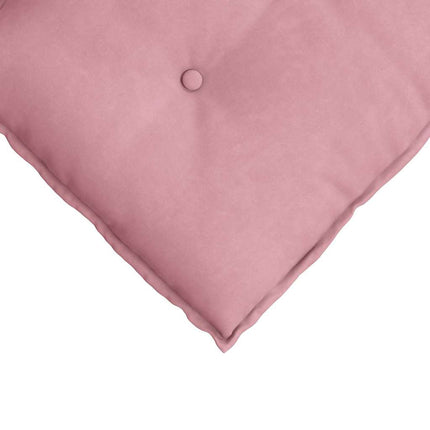 Ryggkudde Rosa 50 x 45 cm Kordread tyg