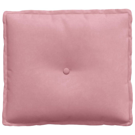 Ryggkudde Rosa 50 x 45 cm Kordread tyg