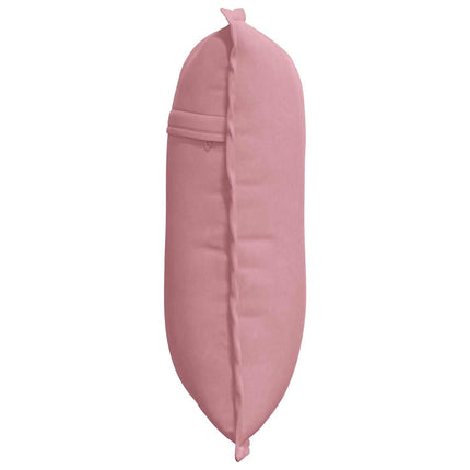 Ryggkudde Rosa 50 x 45 cm Kordread tyg