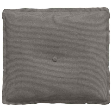 Ryggkudde Ljusgrå 50 x 45 cm Kordread tyg