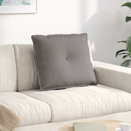 Ryggkudde Taupe 60 x 19 x 50 cm tyg