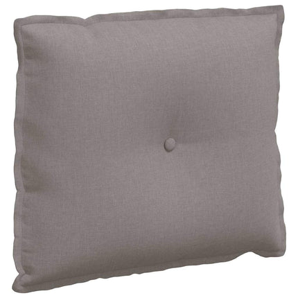 Ryggkudde Taupe 60 x 19 x 50 cm tyg