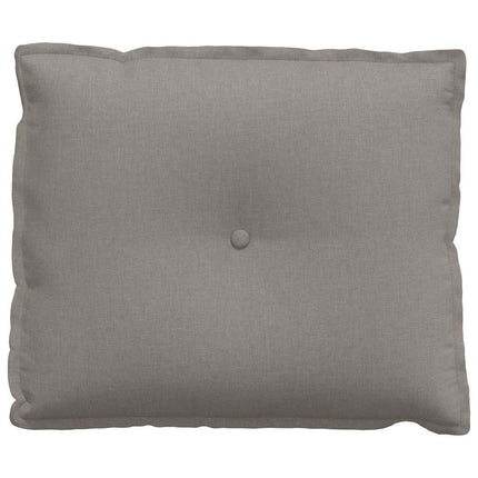Ryggkudde Taupe 60 x 19 x 50 cm tyg