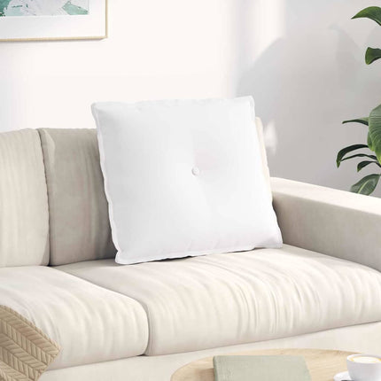 Ryggkudde Vit 60 x 19 x 50 cm tyg