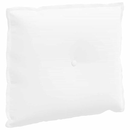 Ryggkudde Vit 60 x 19 x 50 cm tyg