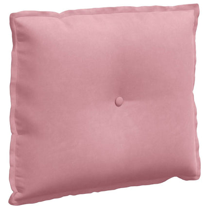 Ryggkudde Rosa 60 x 50 cm Kordread tyg