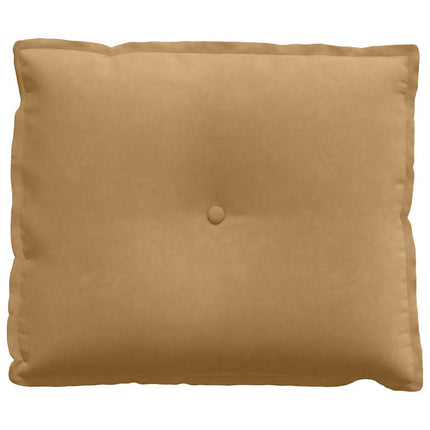 Ryggkudde Brun 60 x 50 cm Kordread tyg