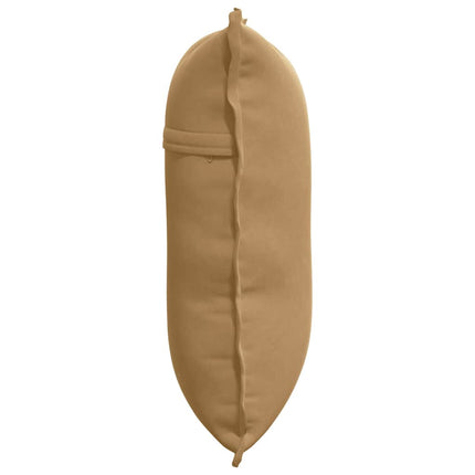 Ryggkudde Brun 60 x 50 cm Kordread tyg
