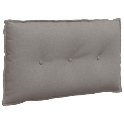 Ryggkudde Taupe 80 x 19 x 50 cm tyg