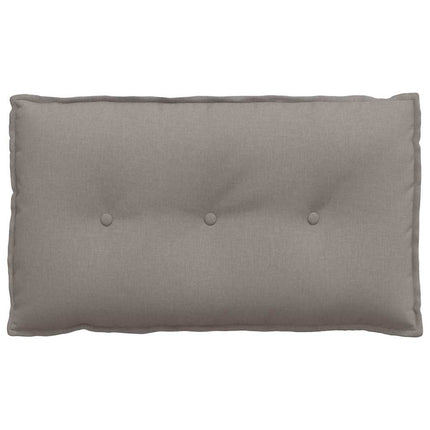 Ryggkudde Taupe 80 x 19 x 50 cm tyg