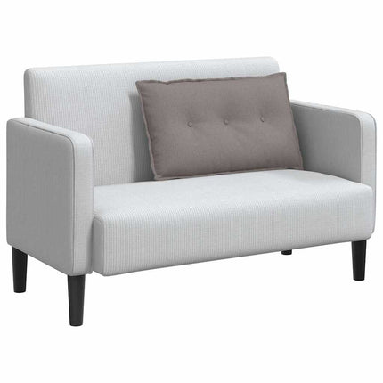Ryggkudde Taupe 80 x 19 x 50 cm tyg