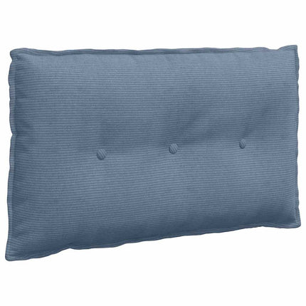 Ryggkudde Blå 80 x 50 cm Kordread tyg