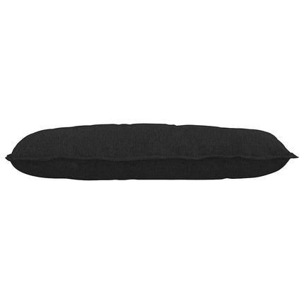 Ryggkudde Svart 100 x 19 x 50 cm tyg
